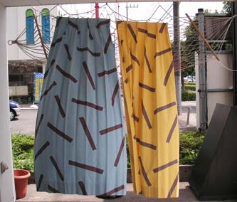 今日のカーテン