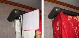 カーテンのリターン