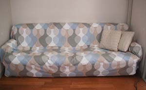 ソファーカバー完成