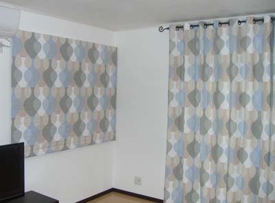 ハトメとシェード