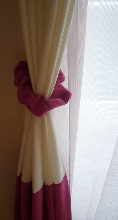 シュシュ風タッセル